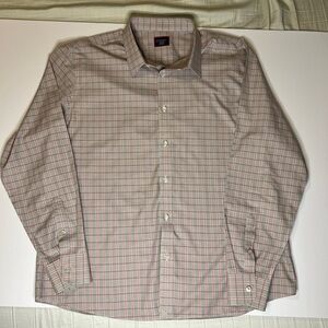UNTUCKIT Kuleto WF Mens 2XL Wrinkle Free Long Sleeve Noniron Button Down Shirt